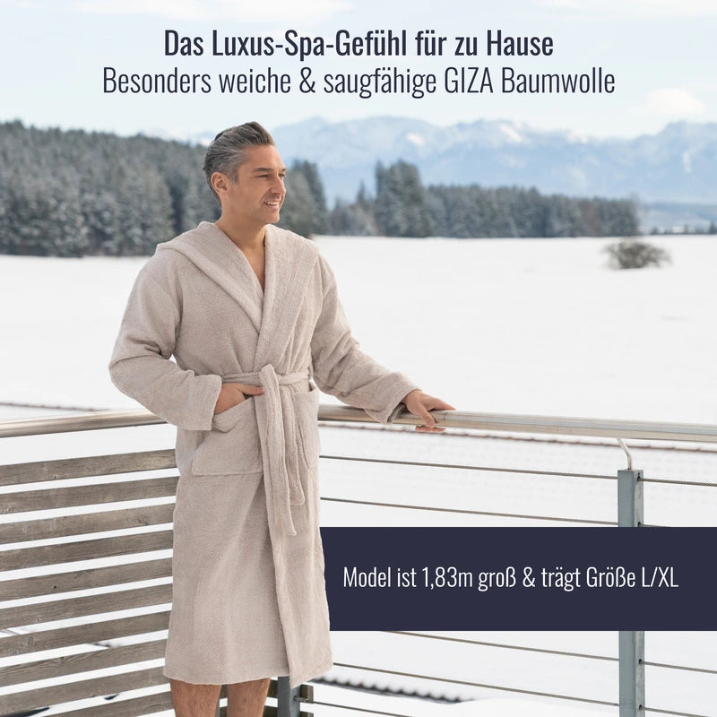 Bademantel Herren Cashmere